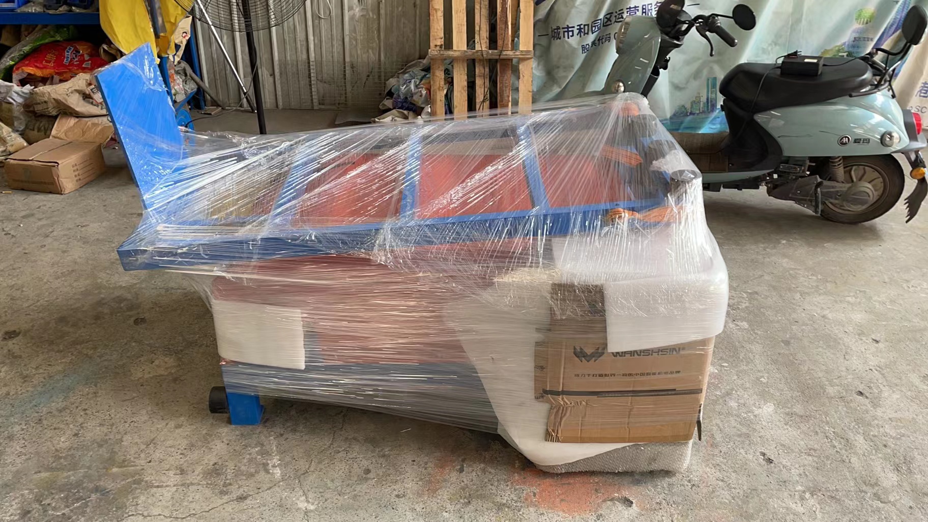 1台翻转机发往浙江温州可口可乐有限公司